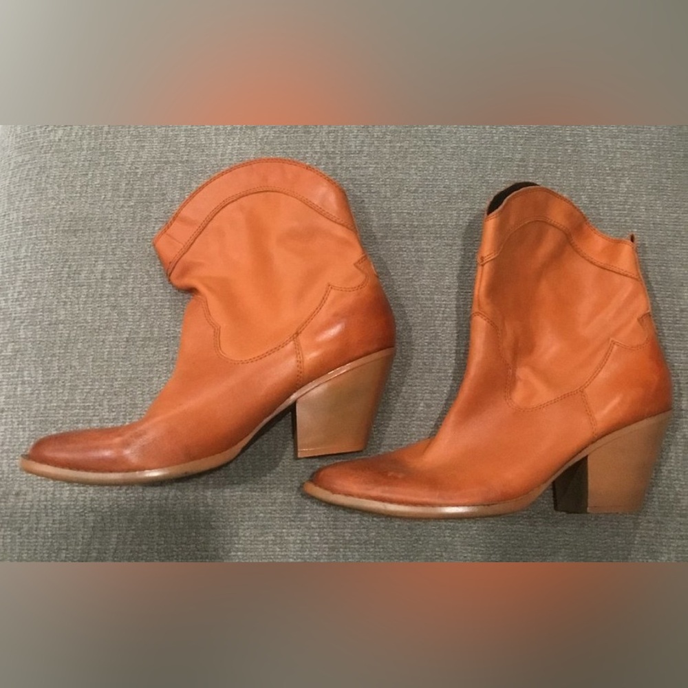 Mojo Moxy Tawny Leather Western Boot Size 12 NWOB